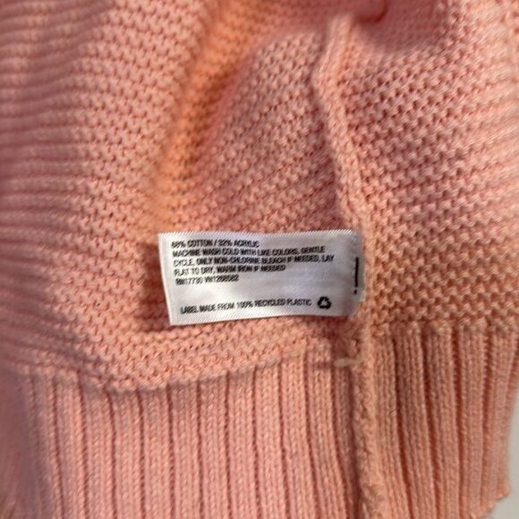 Wild Fable Women's Peachy Pink Open Front Knit Cardigan Sweater Size S - Picture 3 of 5
